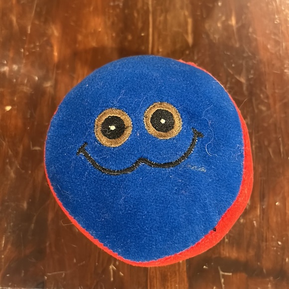 1990 plus Winnipeg jets stuffy euc vintage nhl hockey smiley face puck Canada - Picture 2 of 2
